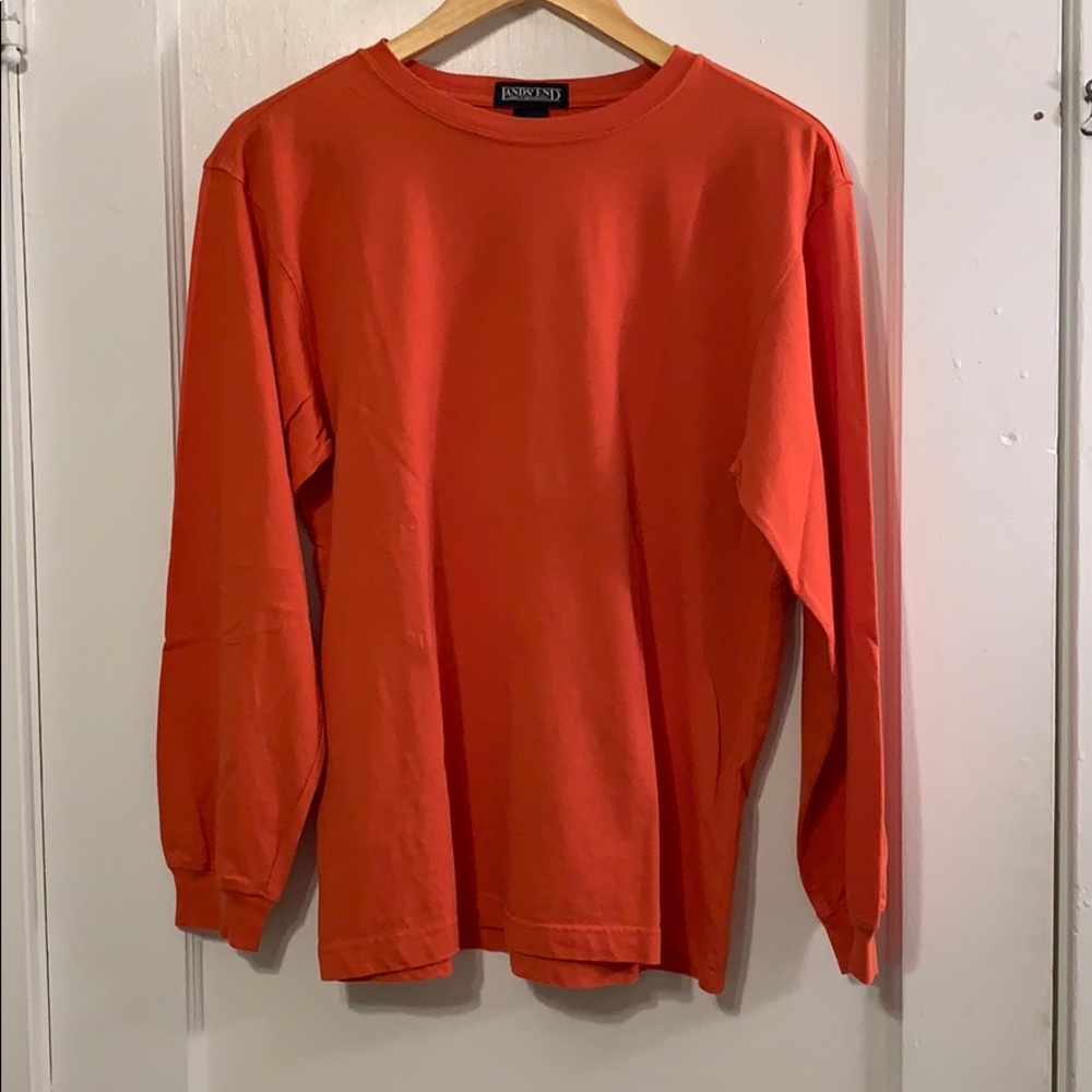 Lands’ End Orange Long Sleeve Tee